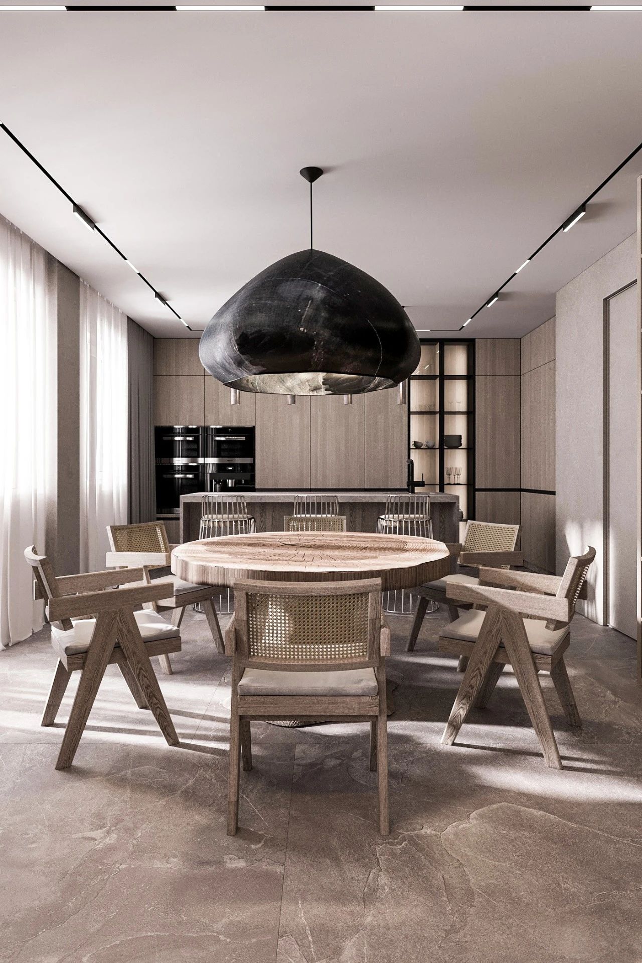 170平现代风装修效果图