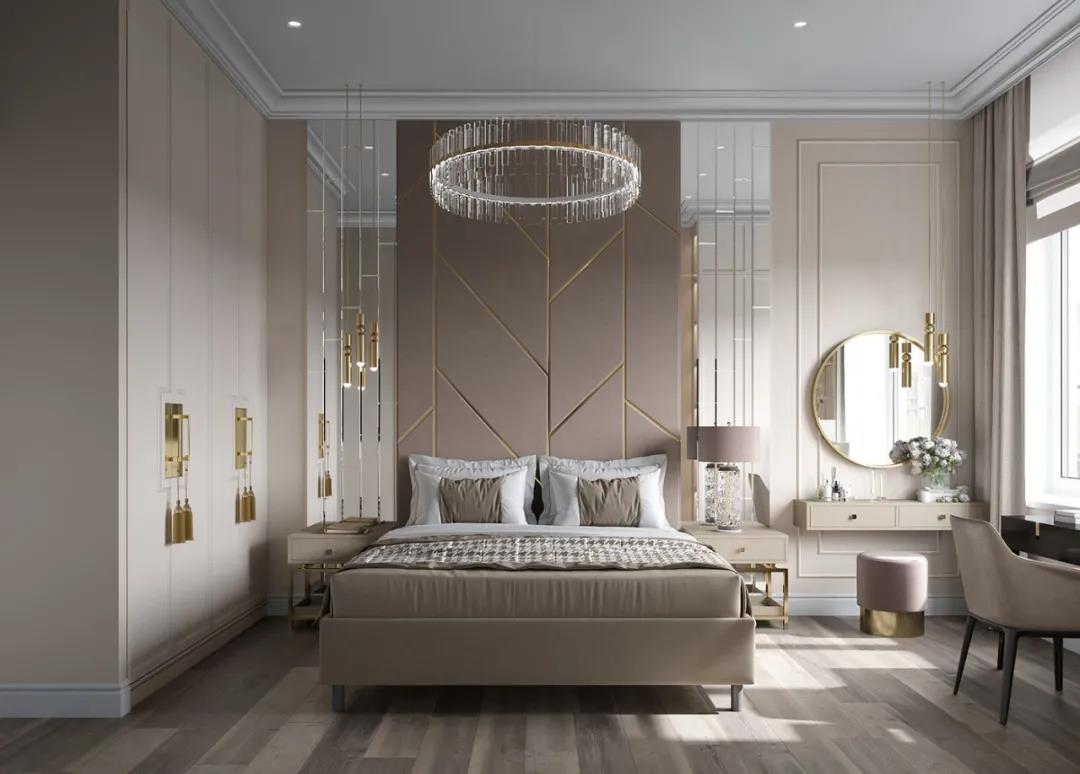 65㎡的新古典主义公寓装修效果图