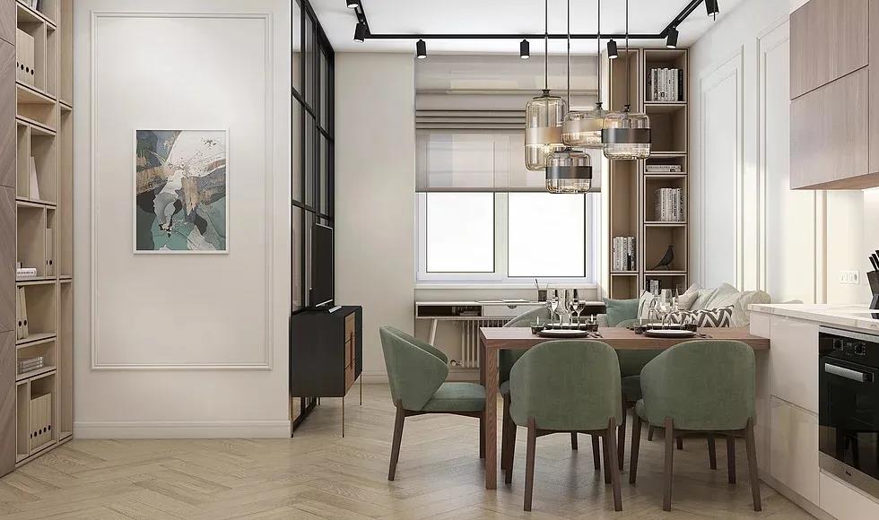 68㎡现代装修效果图