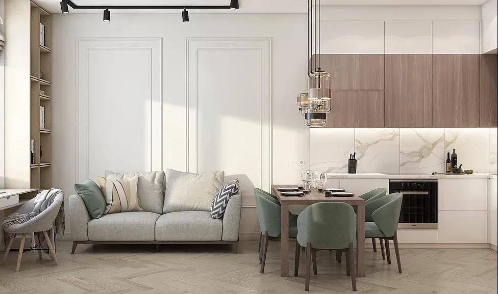 68㎡现代装修效果图