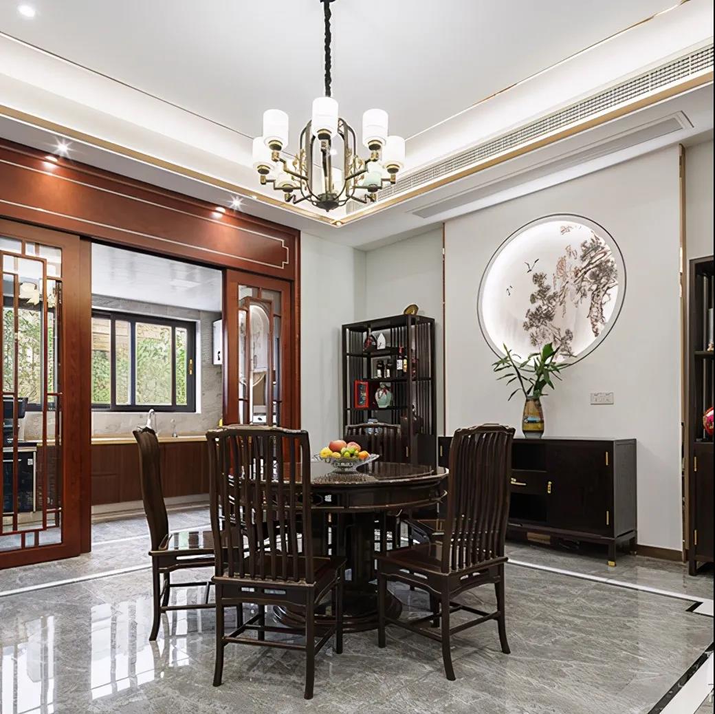 350㎡新中式复式住宅装修效果图