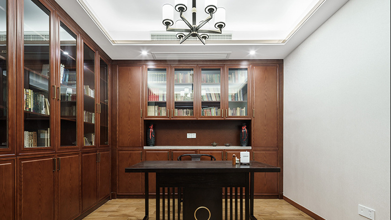 350㎡新中式复式住宅装修效果图