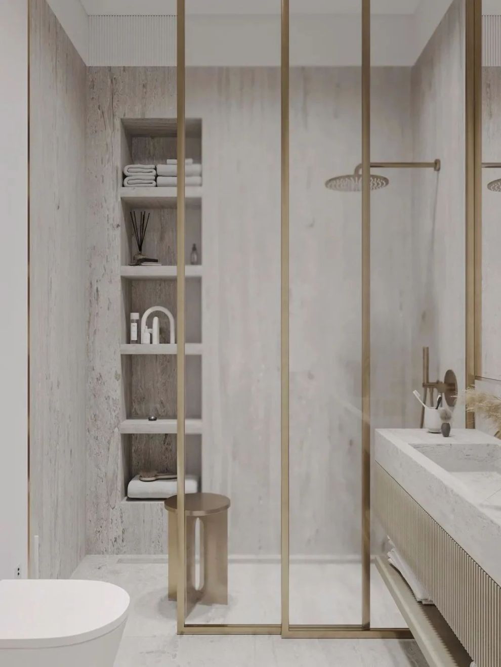 65平简约公寓装修效果图