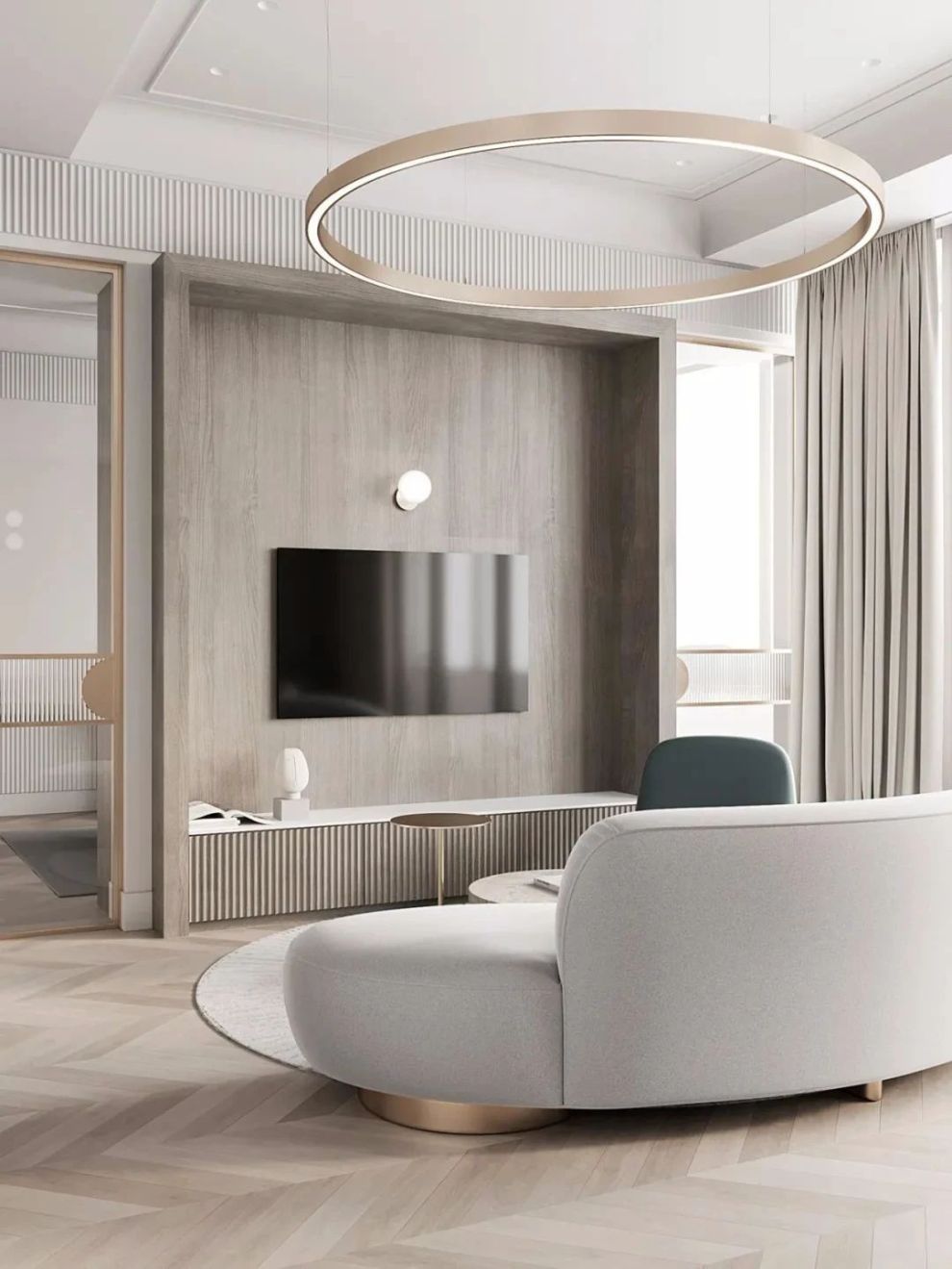 65平简约公寓装修效果图