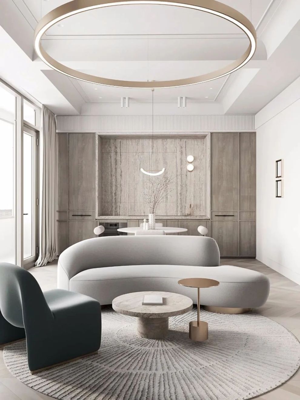 65平简约公寓装修效果图