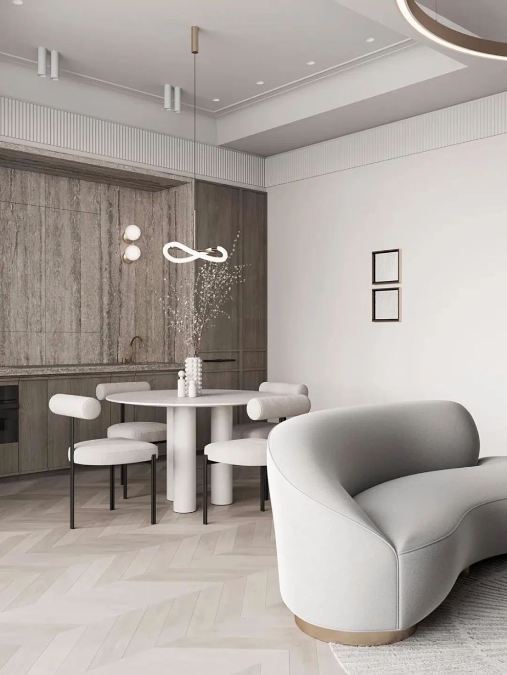 65平简约公寓装修效果图