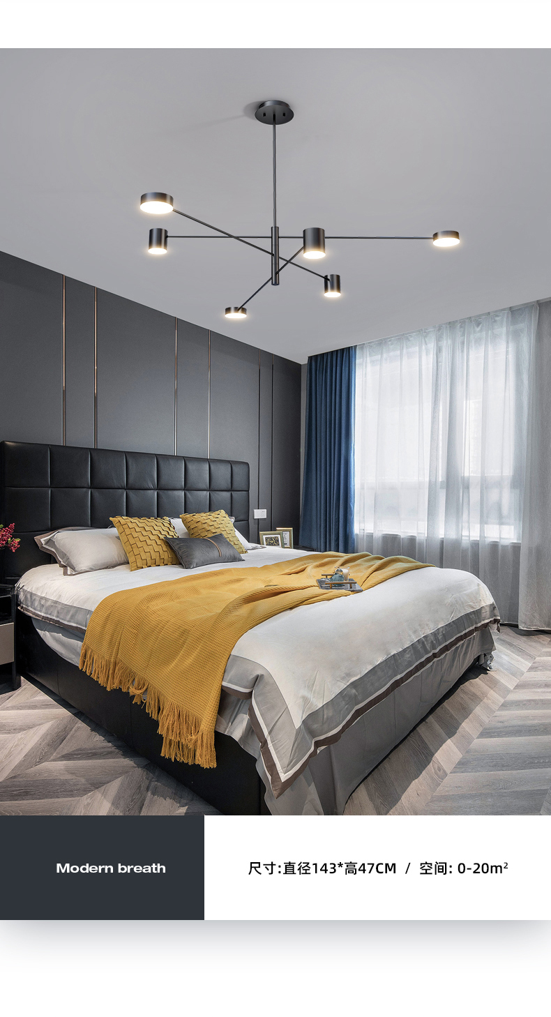 北欧灯具个性创意轻奢灯餐厅灯客厅吊灯