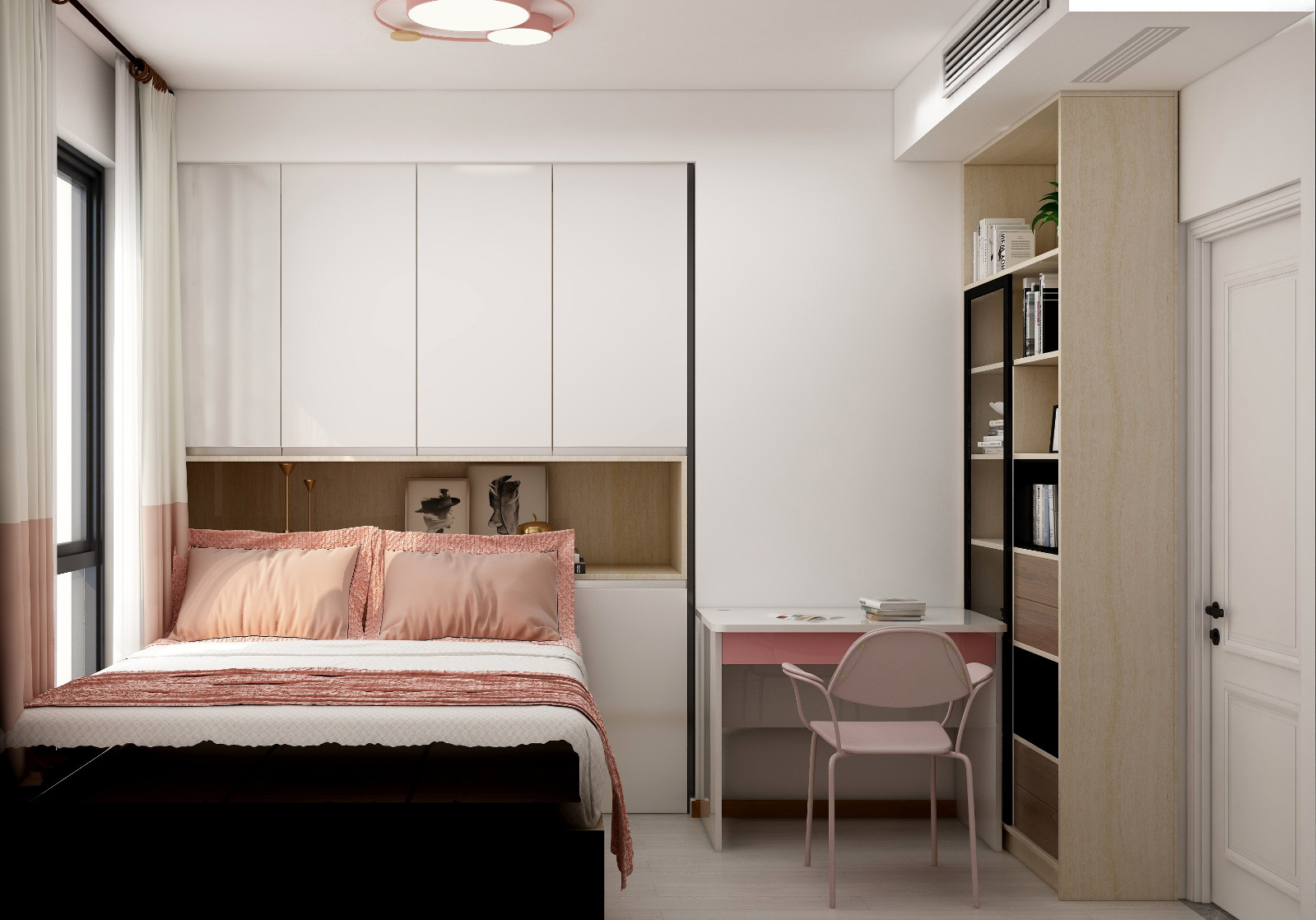 76平现代轻奢装修效果图