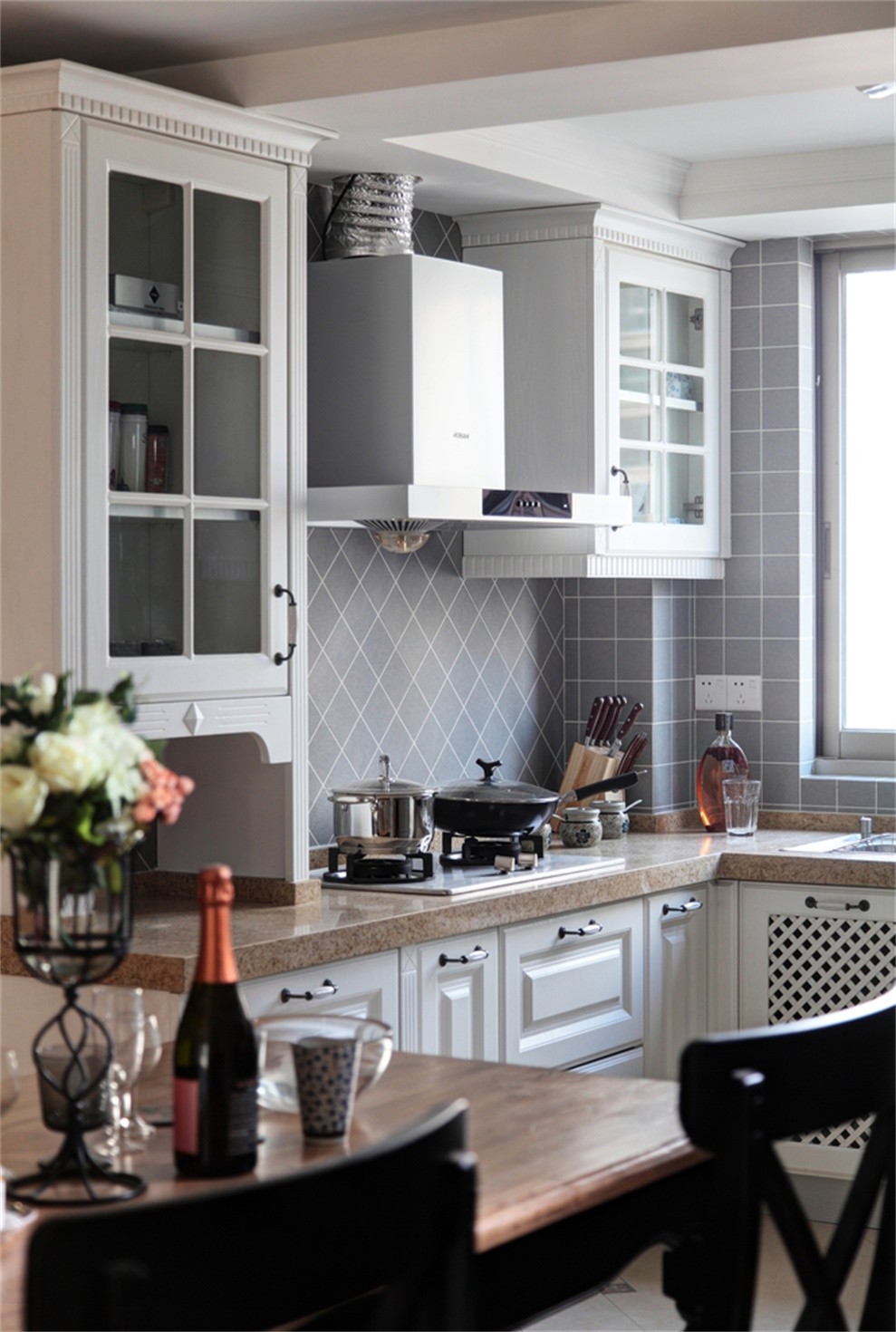 130平美式三居效果案例