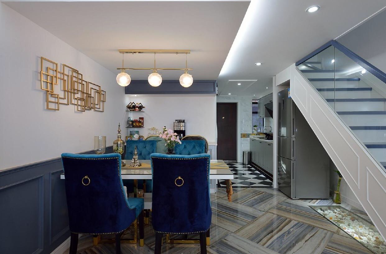 100平现代金属风格修效果图