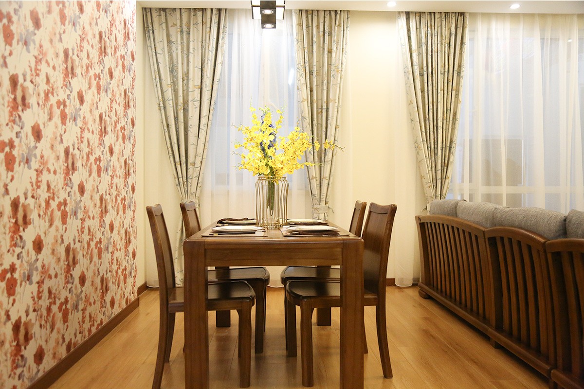 105平中式风格两居装修效果图