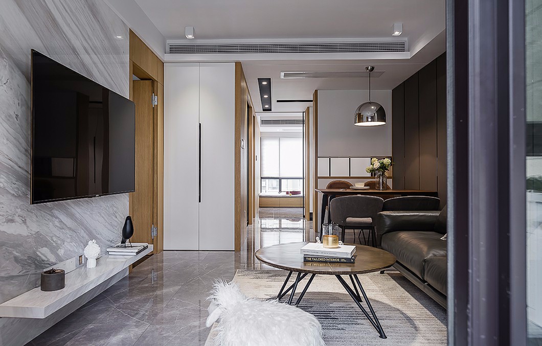 90平现代风装修效果图