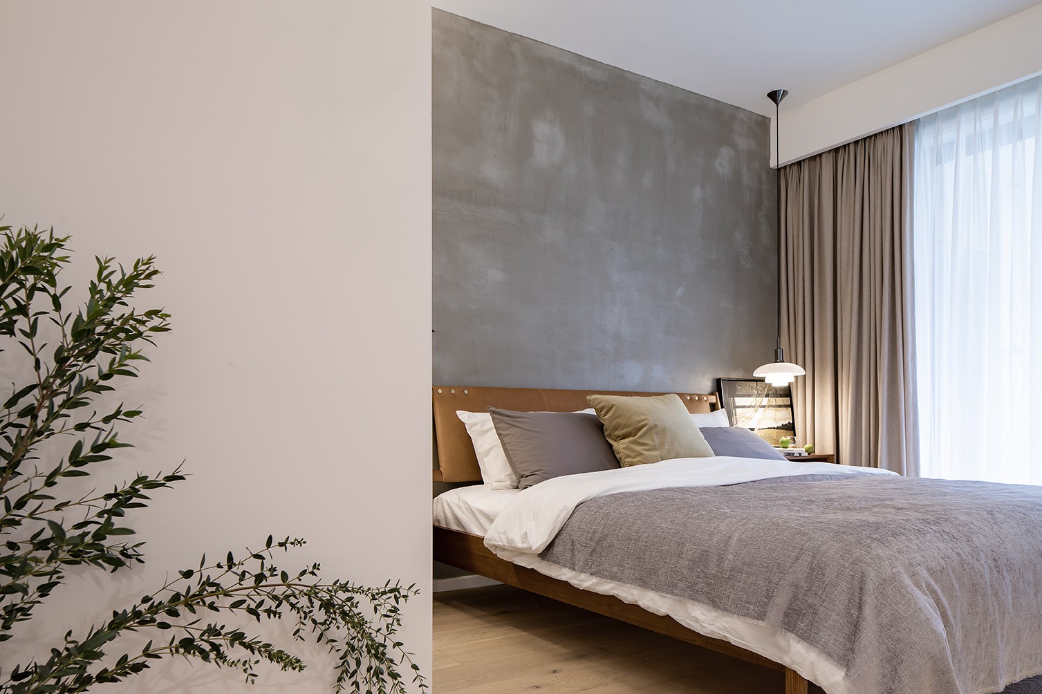 80平原木风格装修效果图