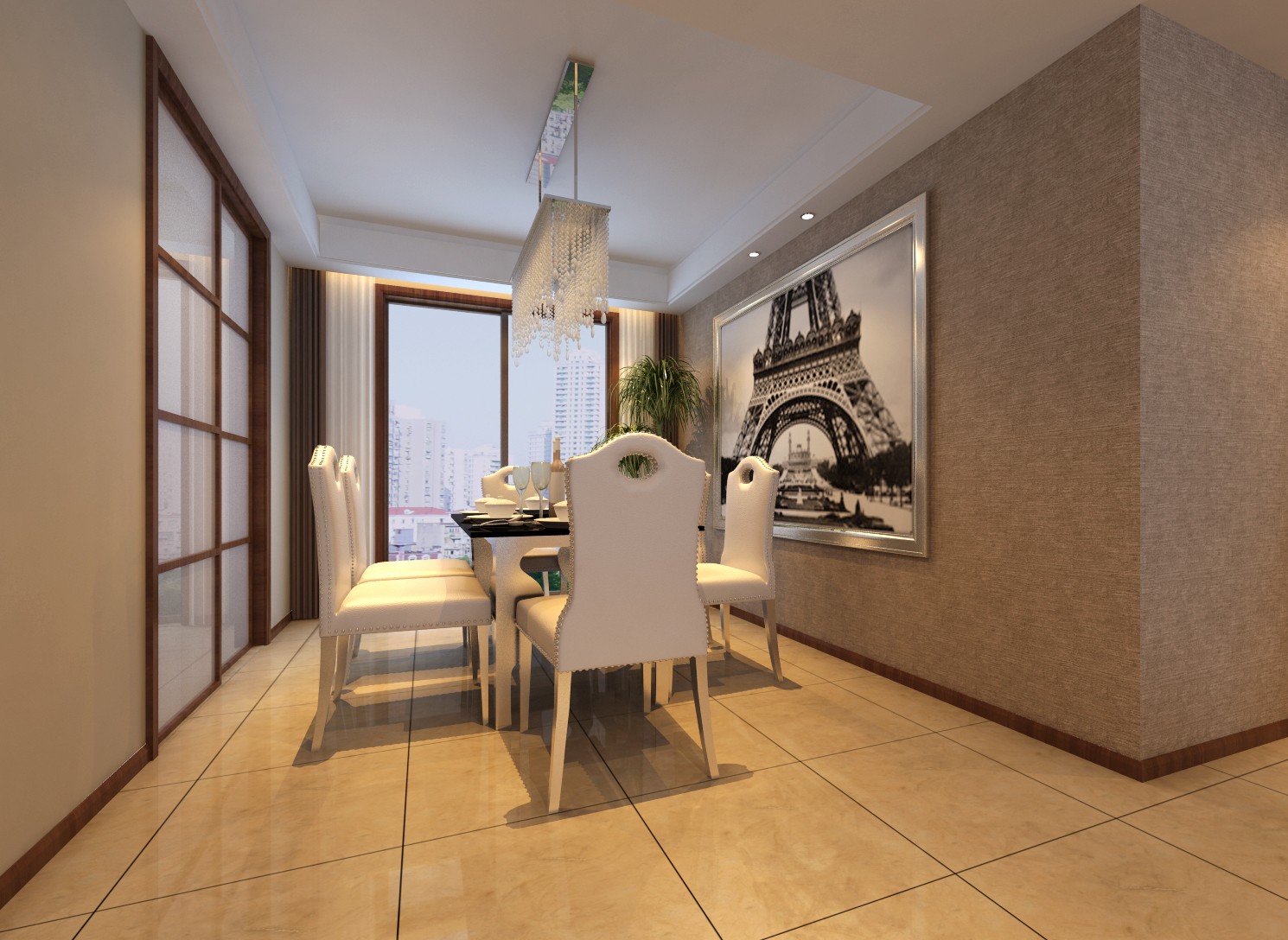 180平现代装修效果案例