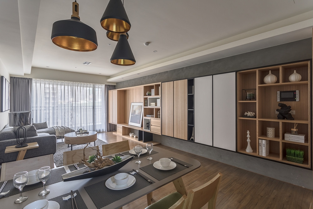 97平现代轻奢装修效果图