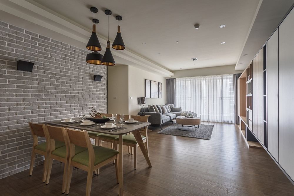 97平现代轻奢装修效果图