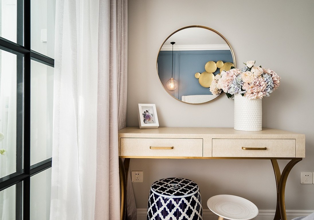 94平美式风格两居室