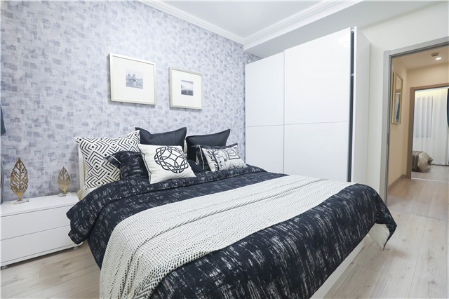 85平现代两房装修效果