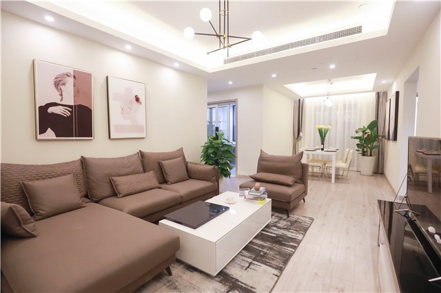 85平现代两房装修效果