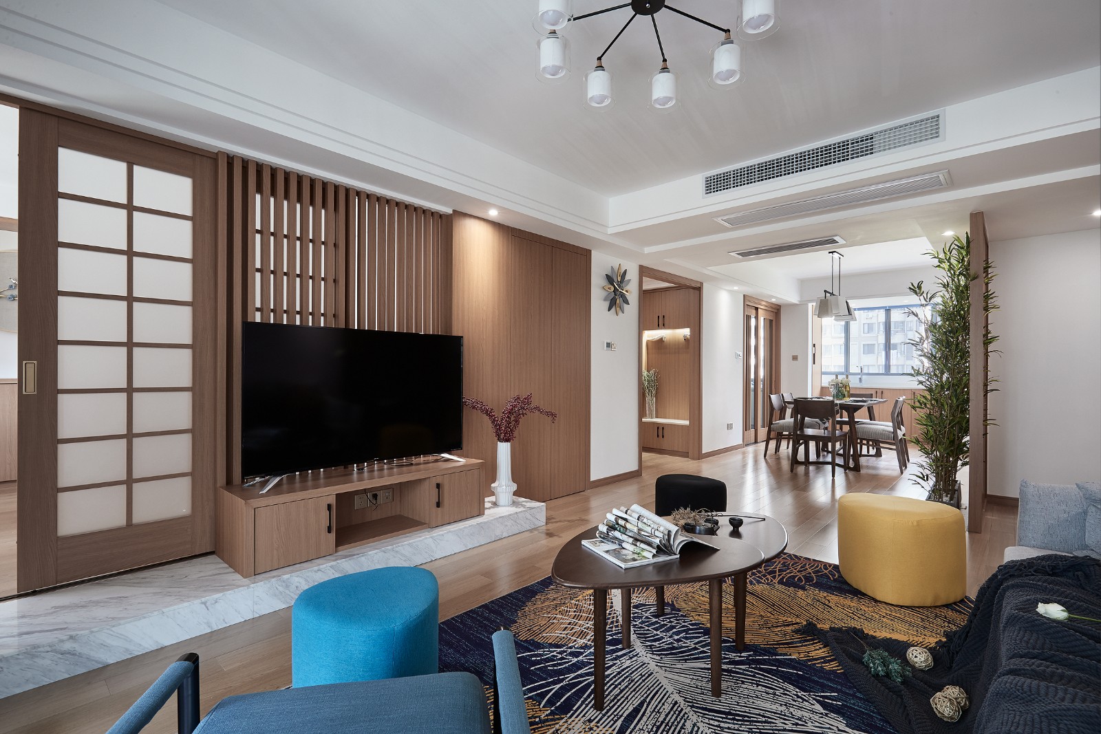 140平混搭风格装修案例