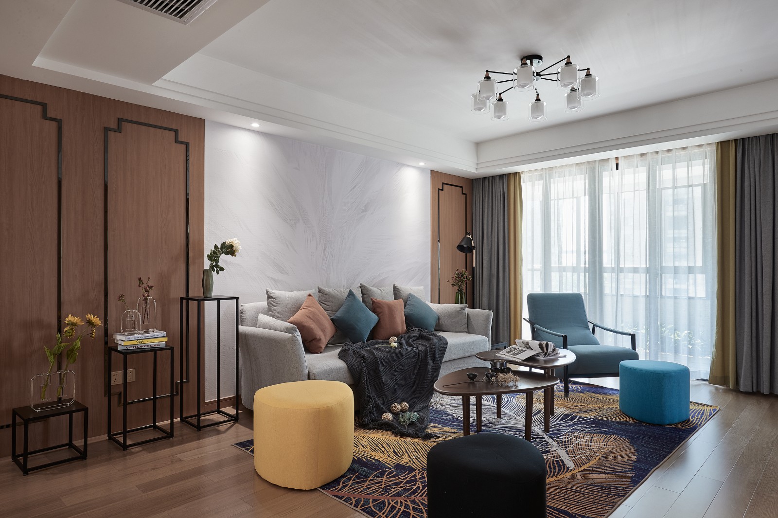 140平混搭风格装修案例