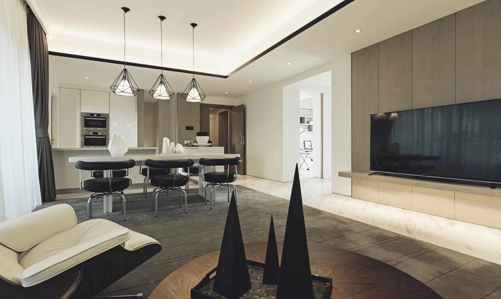 120平现代装修效果案例