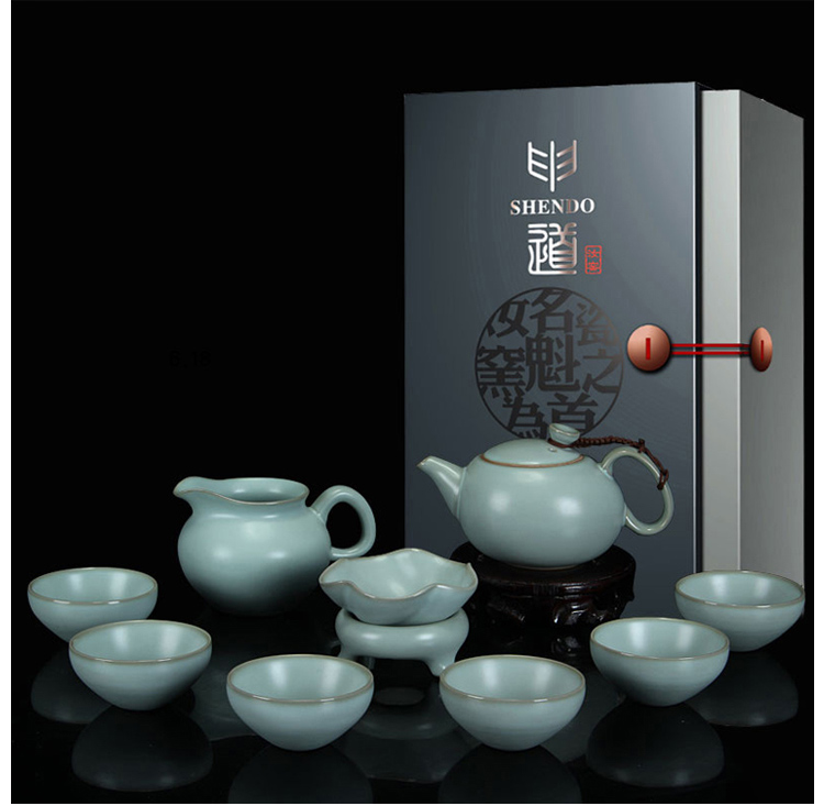 陶瓷汝瓷茶具套装