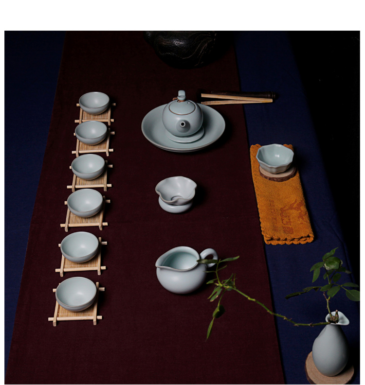 陶瓷汝瓷茶具套装