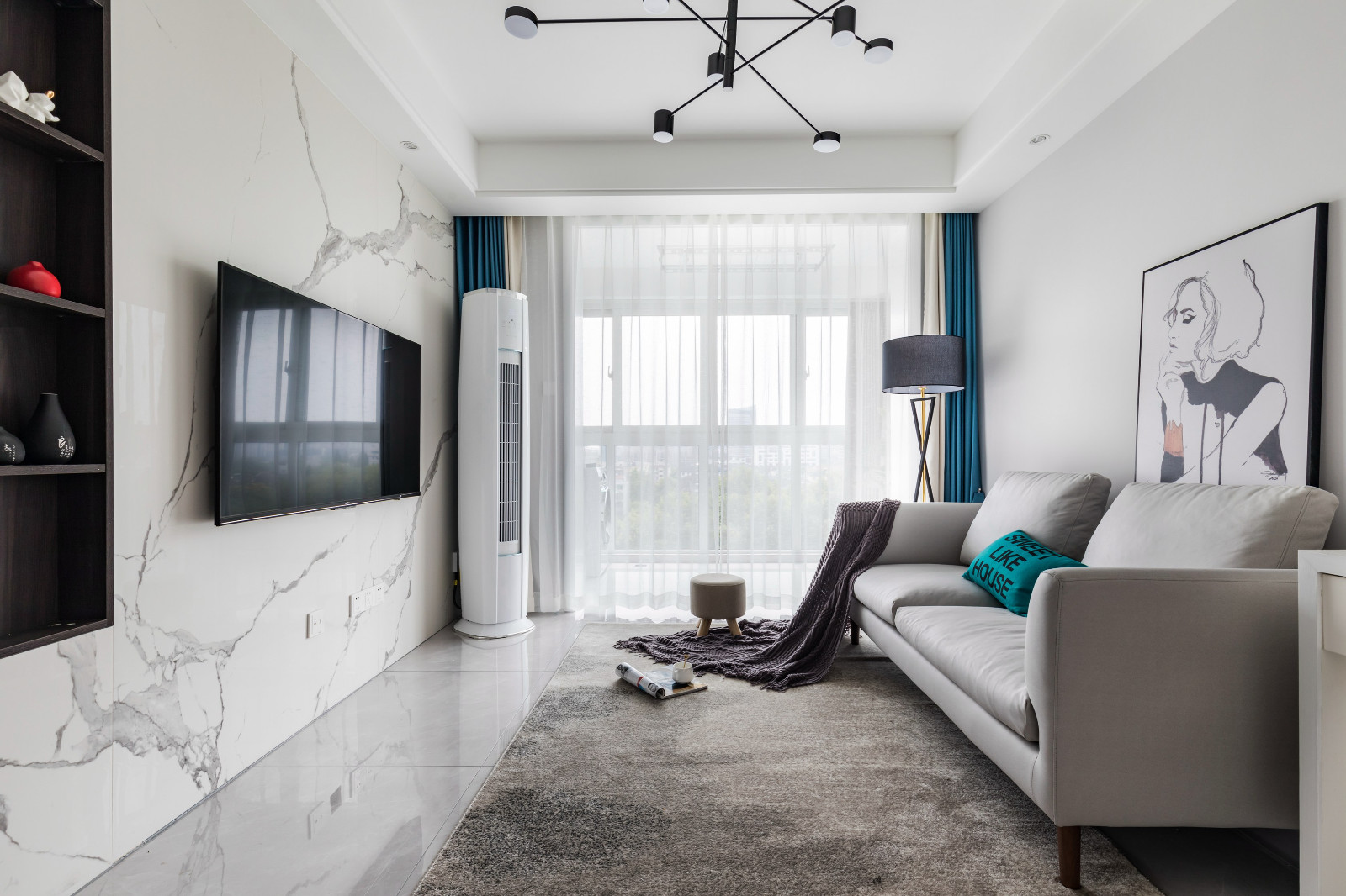 66平现代风格装修案例