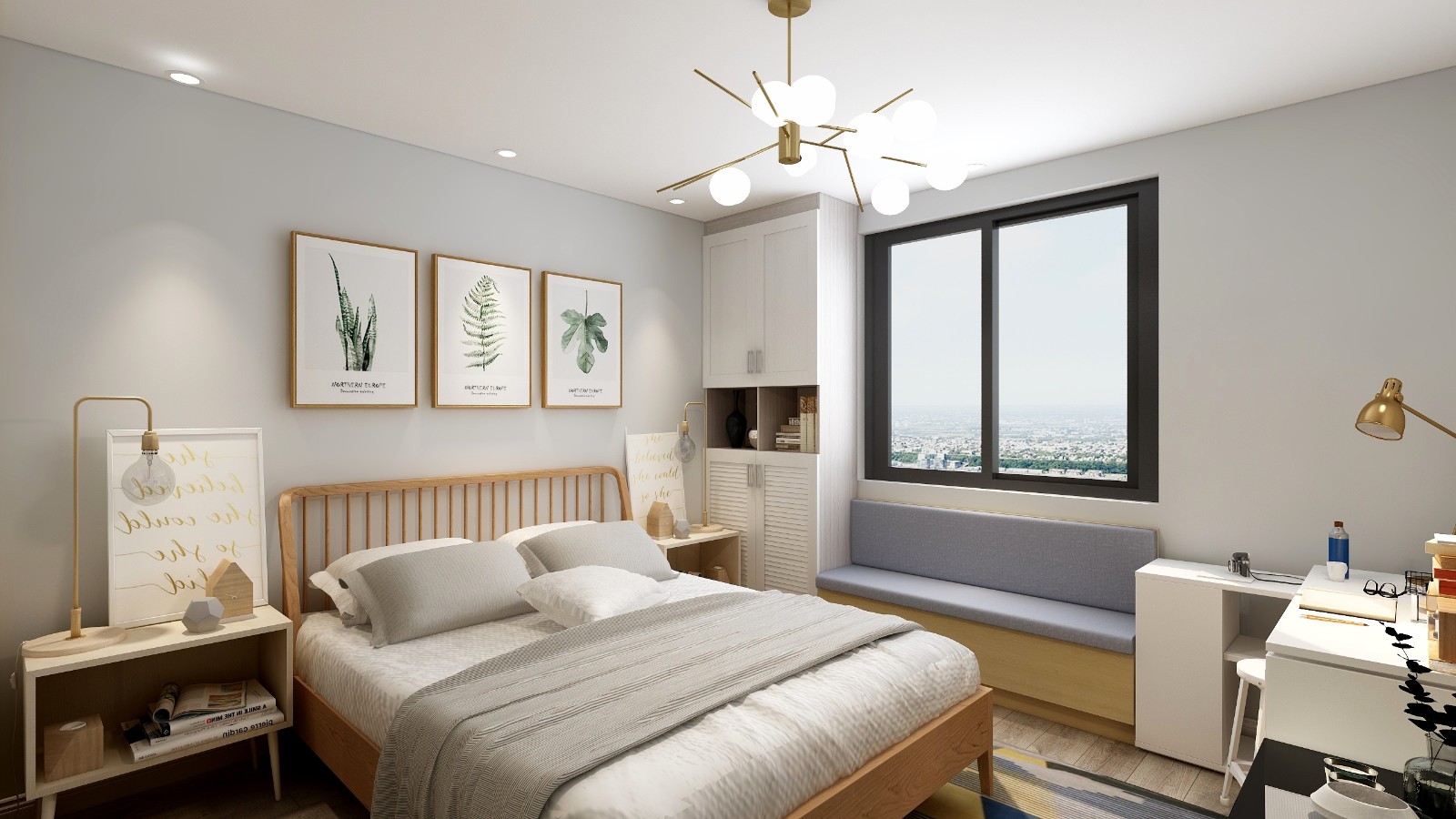 92平北欧两室装修效果