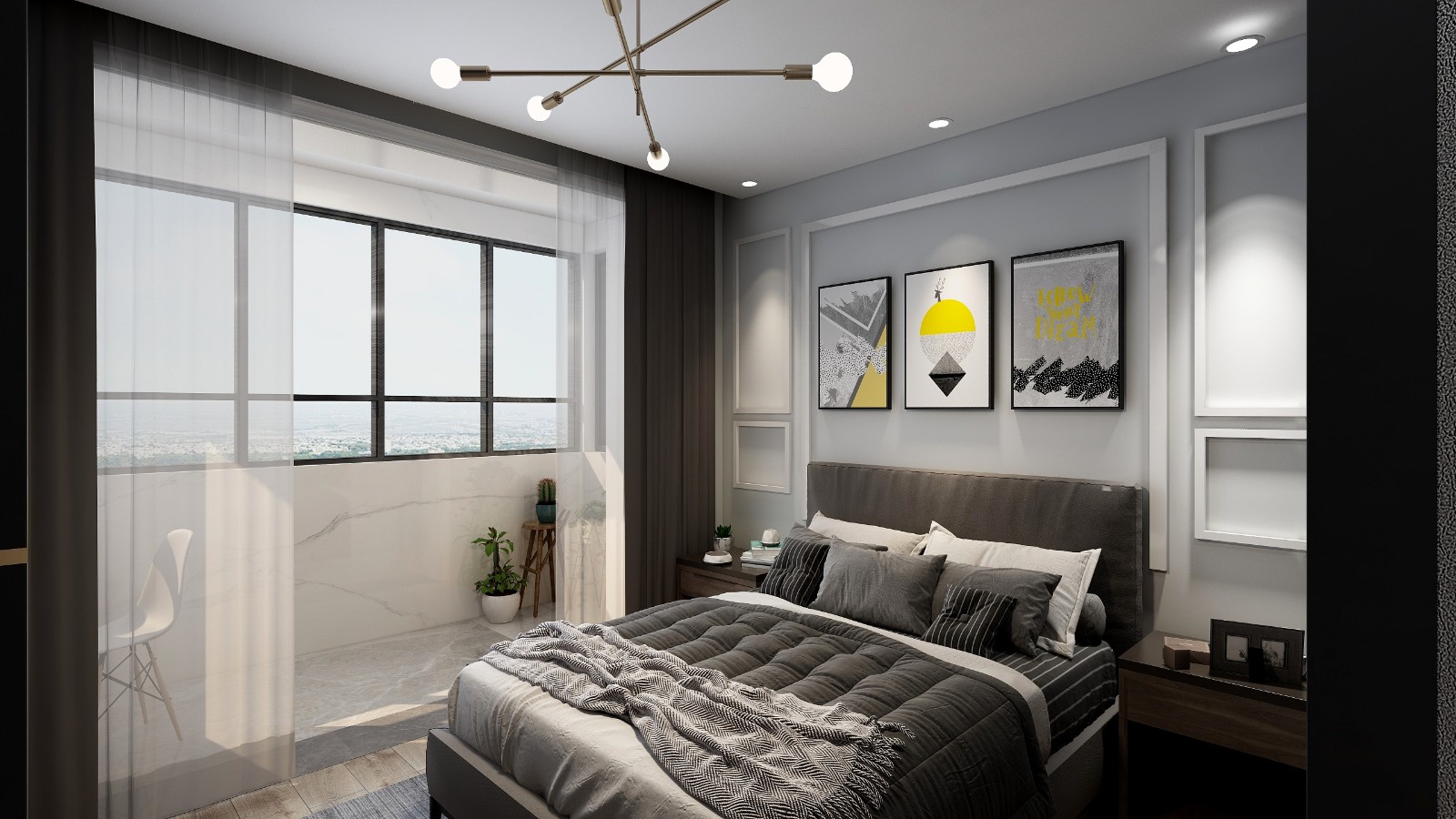 92平北欧两室装修效果