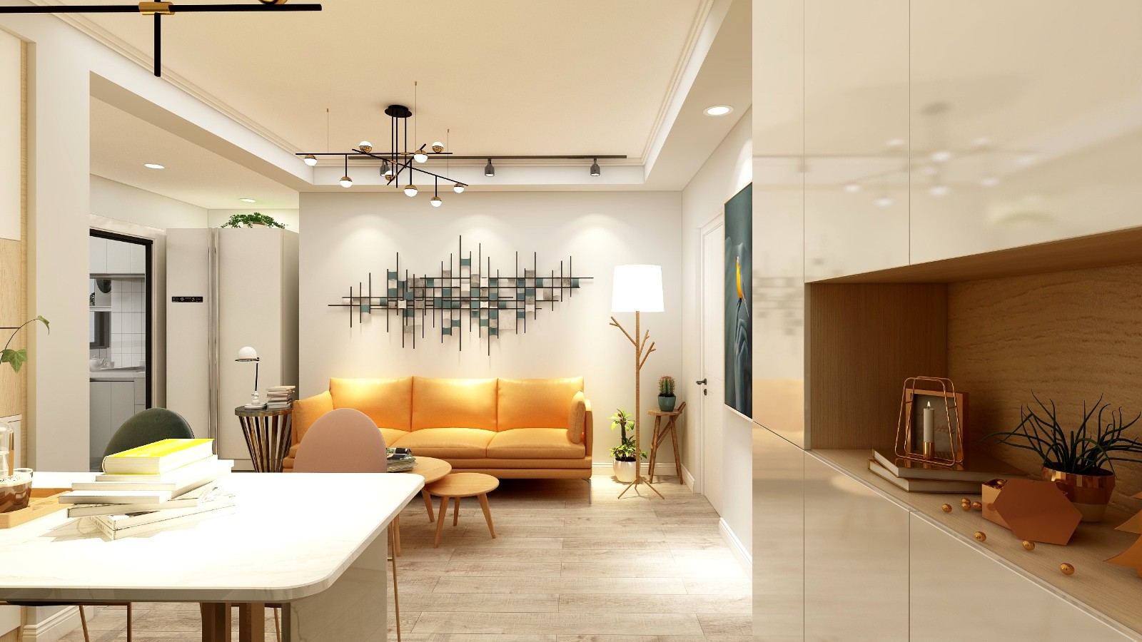 92平北欧两室装修效果