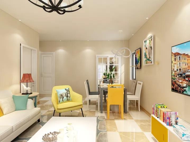 82平现代风格装修效果