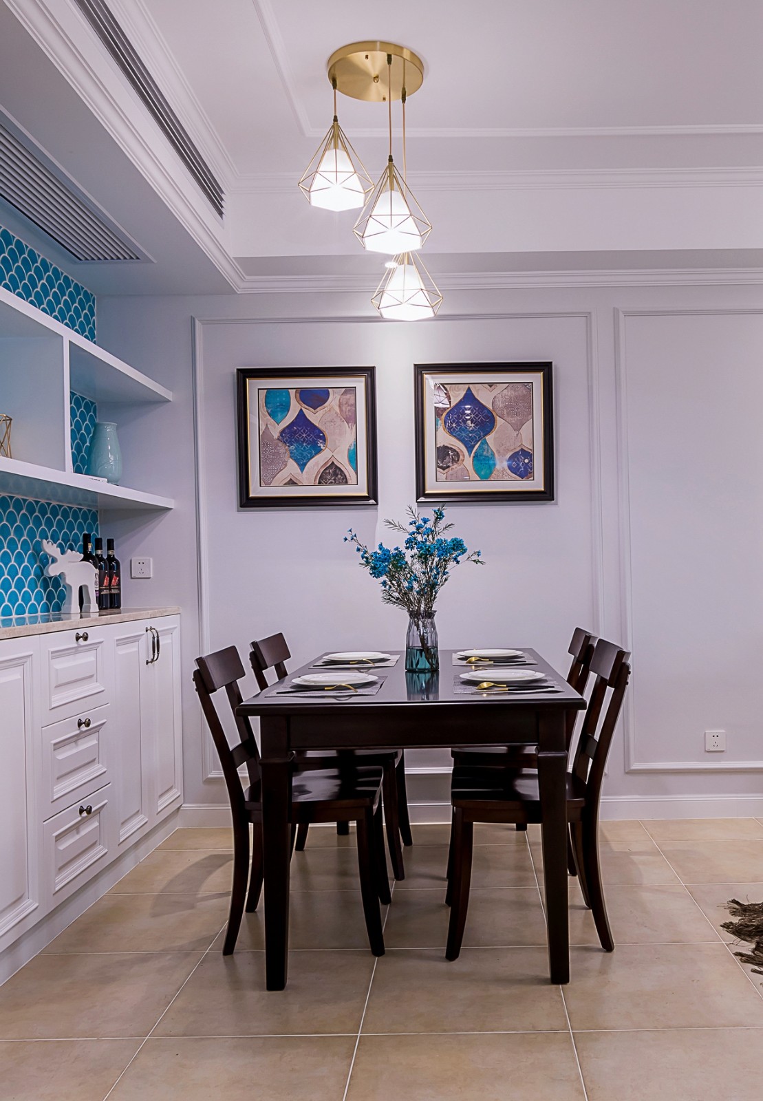 89平美式风格装修效果