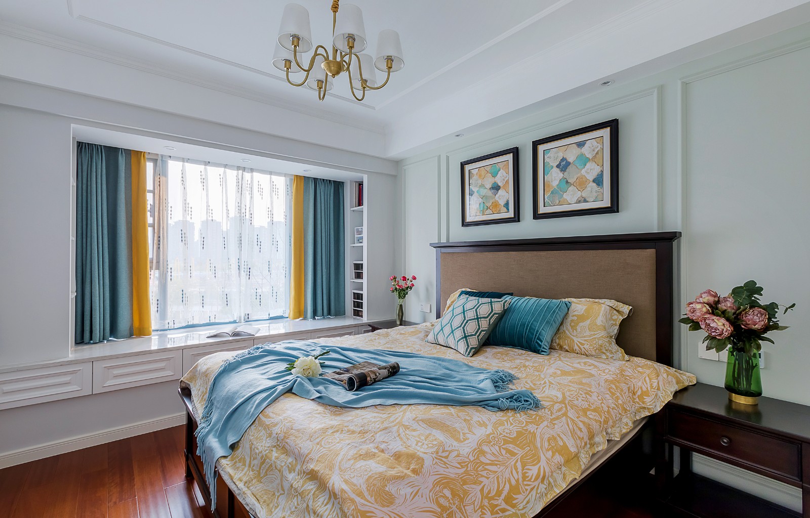 89平美式风格装修效果