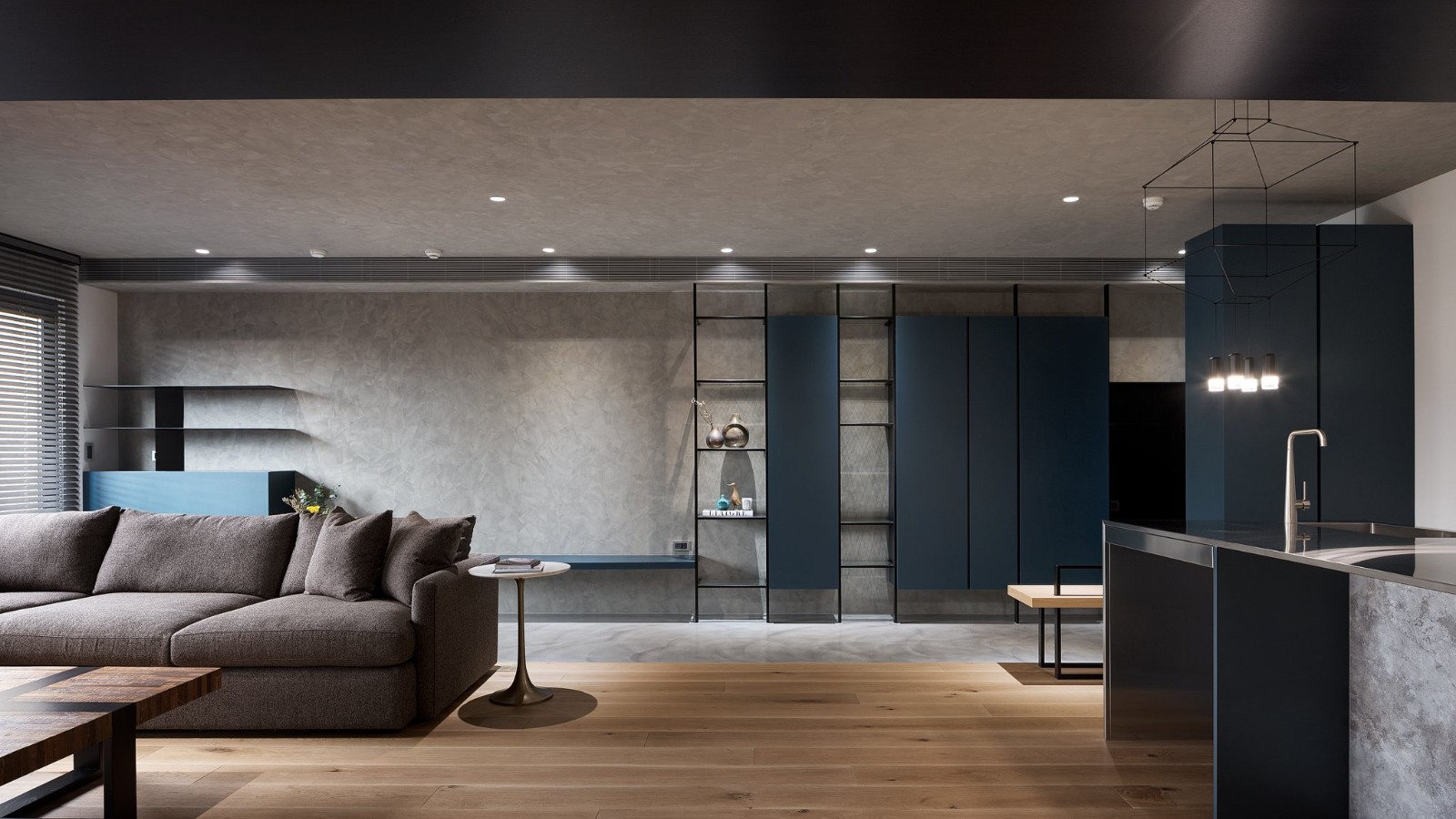 110平工业风格装修效果