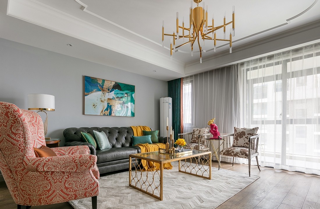 189平美式风格装修效果