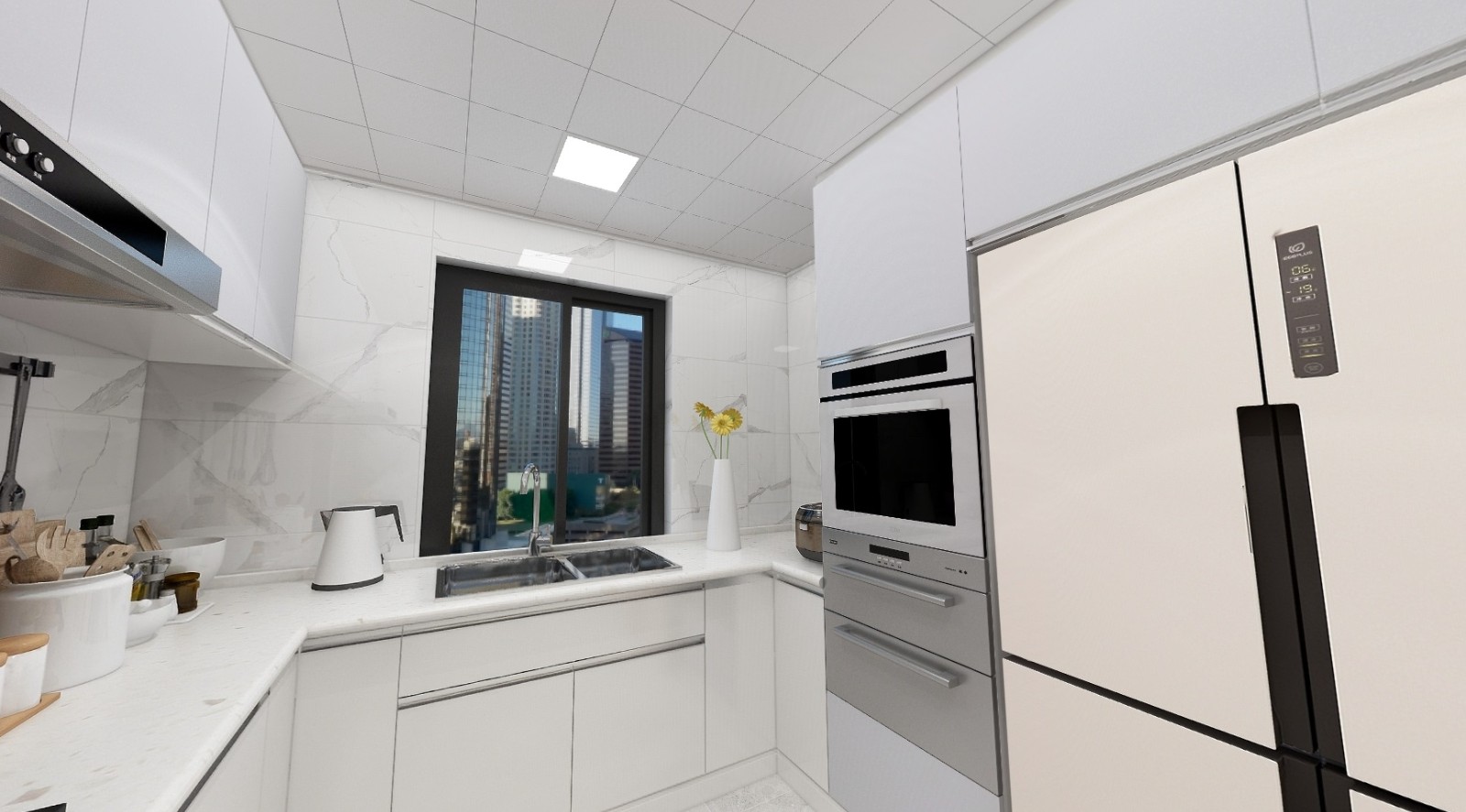 160平美式风格装修效果