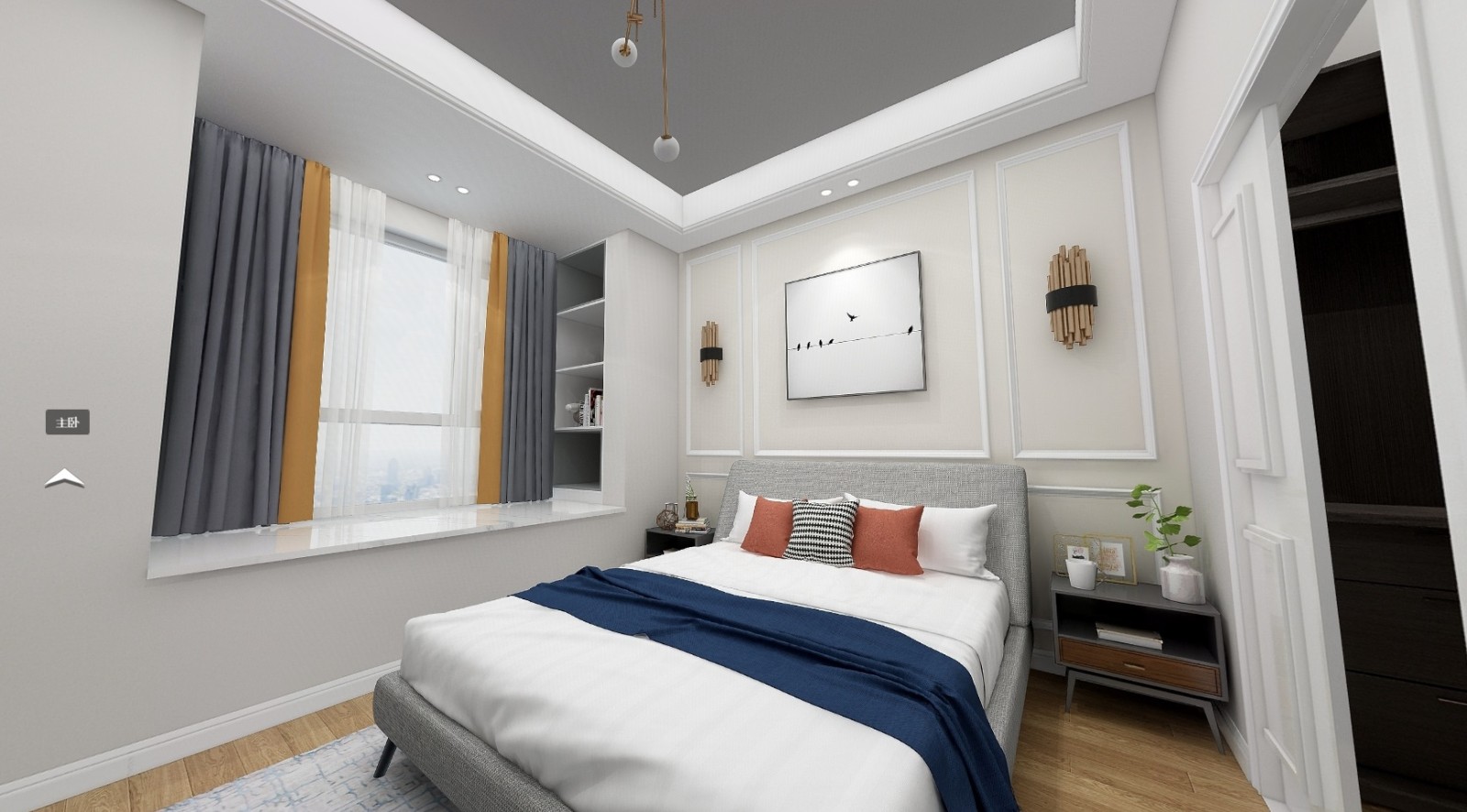 160平美式风格装修效果