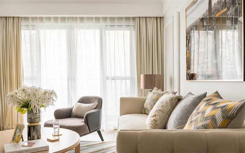 110平美式风格装修效果