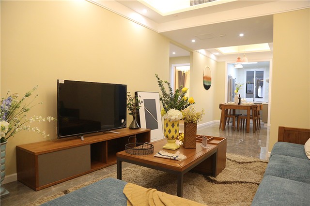 80平现代风格装修效果 