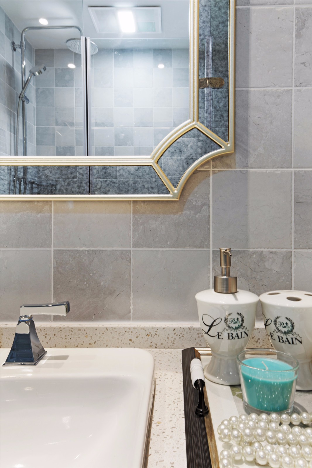 90平美式风格装修效果