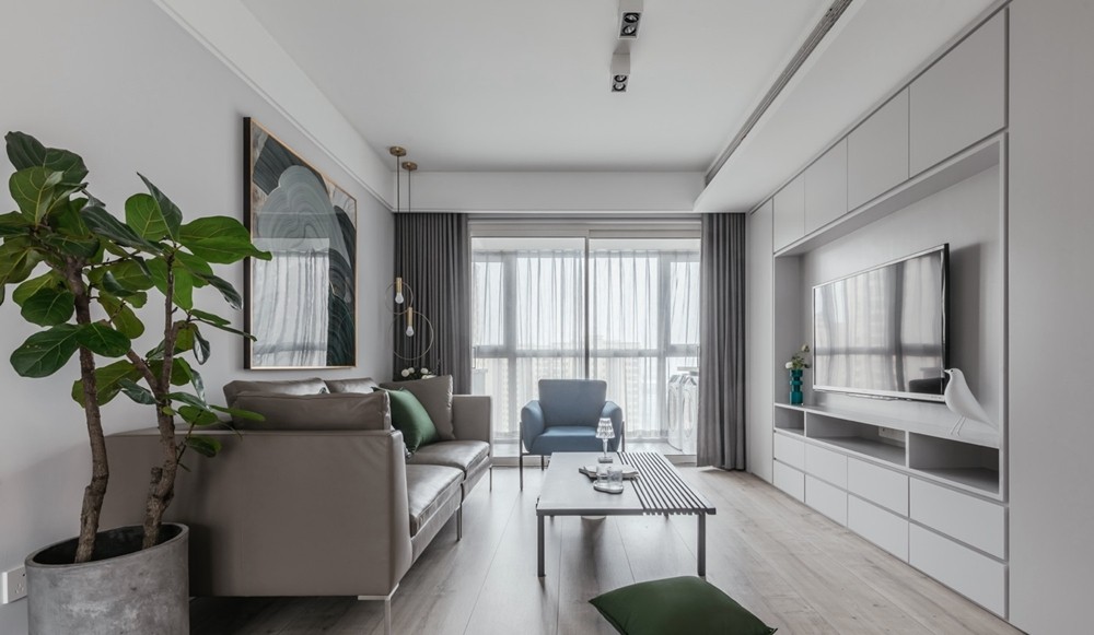 110平混搭风格装修效果