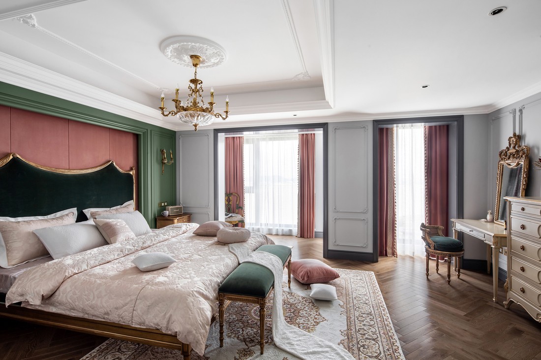 260平法式风格装修效果