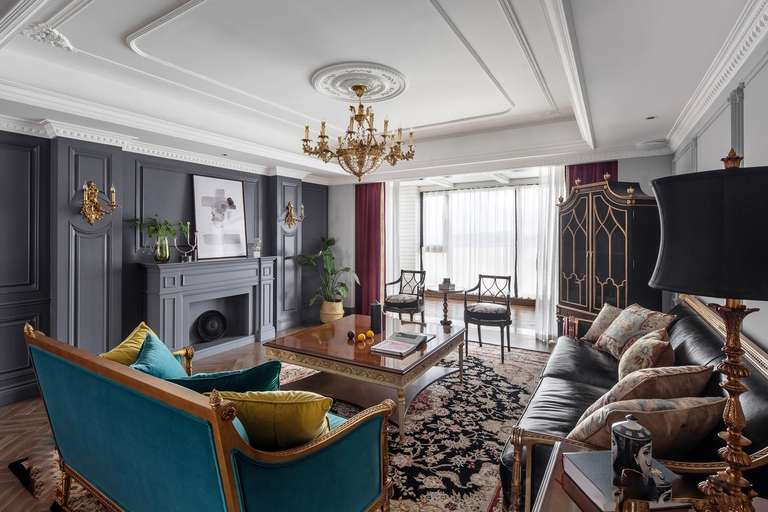 260平法式风格装修效果