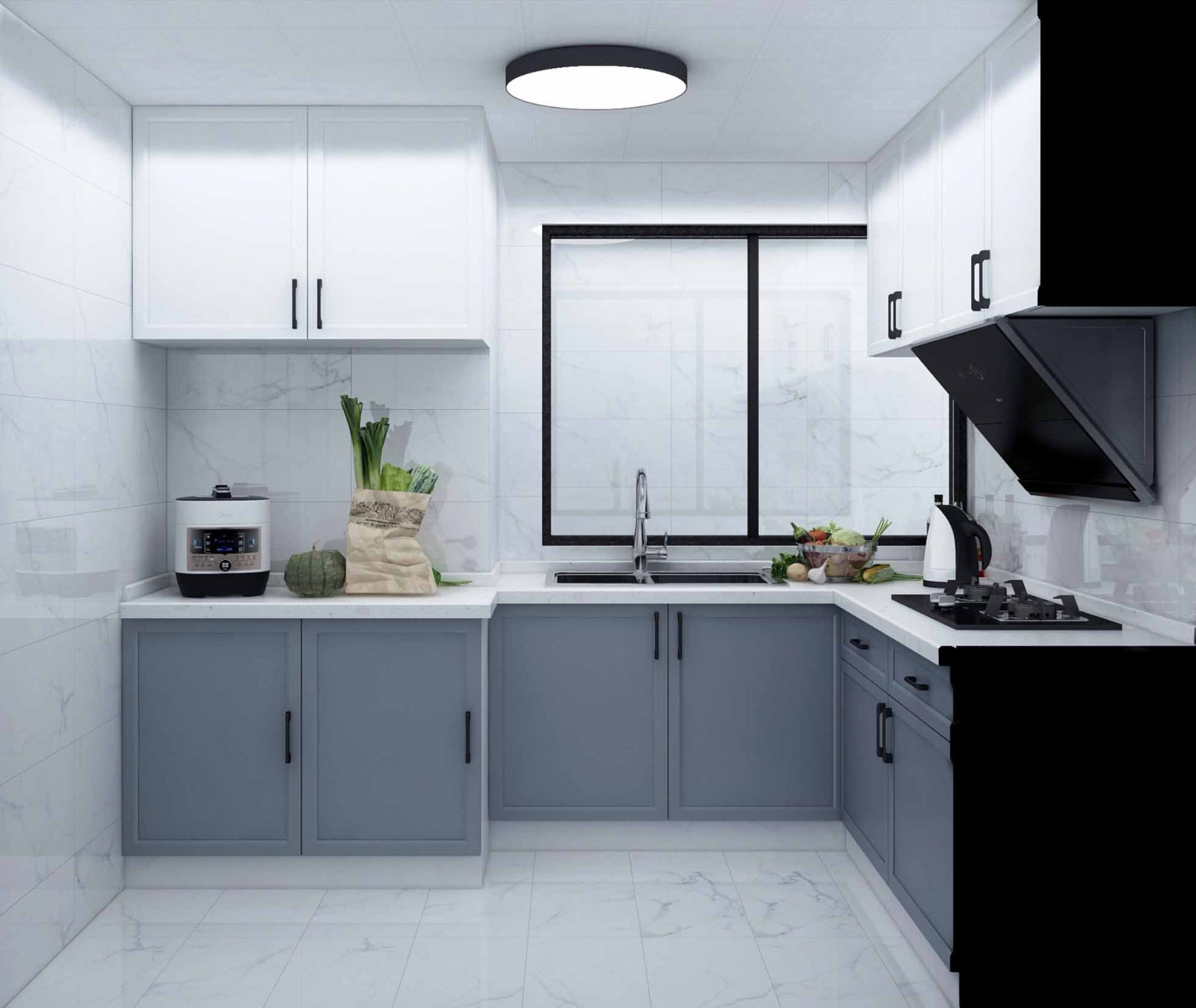 60平现代风格装修效果