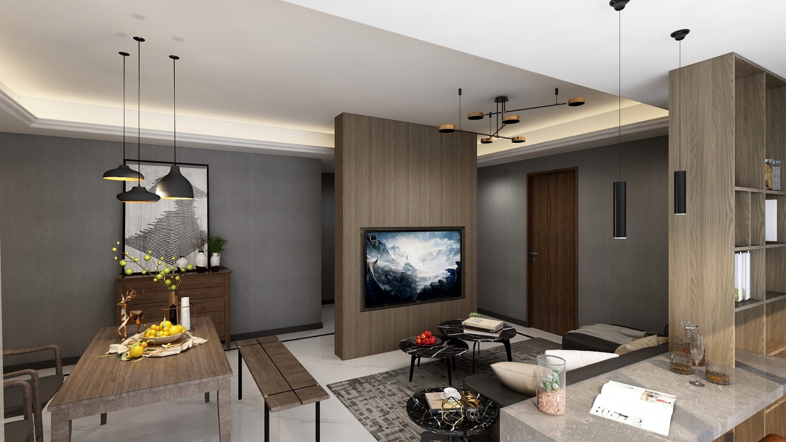 125平现代风格装修效果