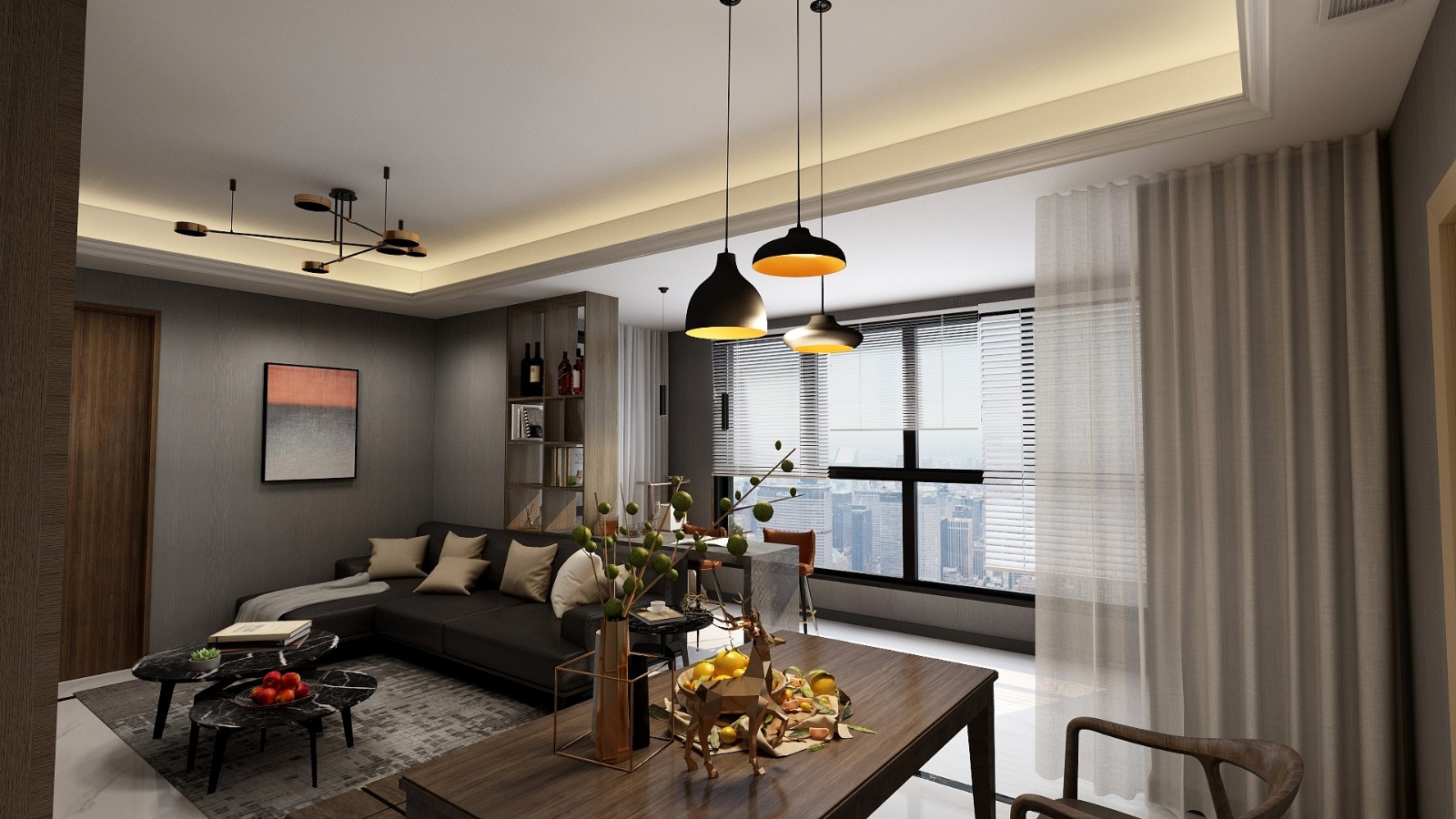 125平现代风格装修效果