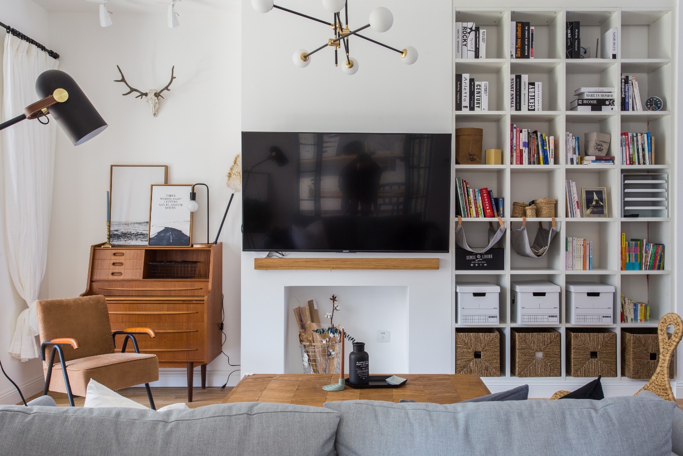 120平混搭风格装修效果