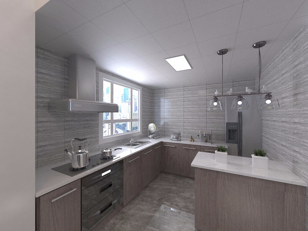 100平现代风格装修效果